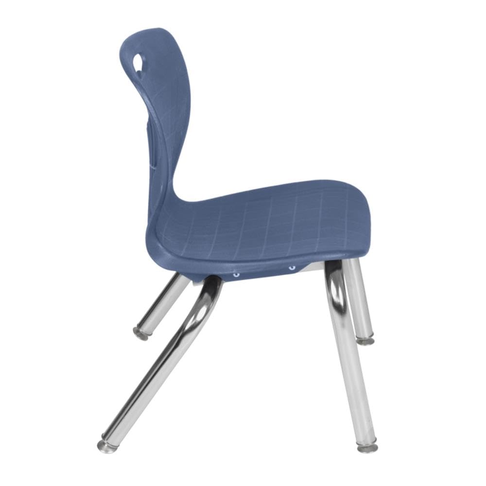 Square Mobile Table with 4 Stack Chairs Q30713