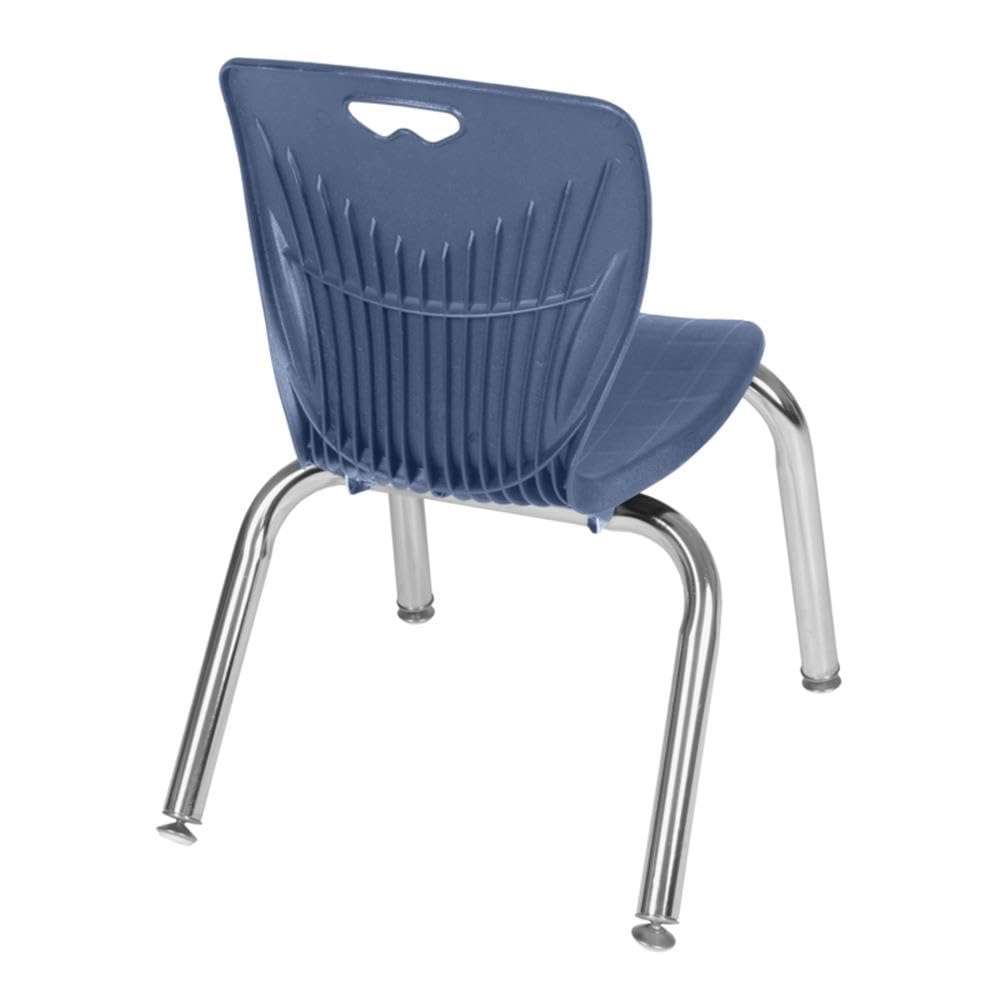 Square Mobile Table with 4 Stack Chairs Q30713