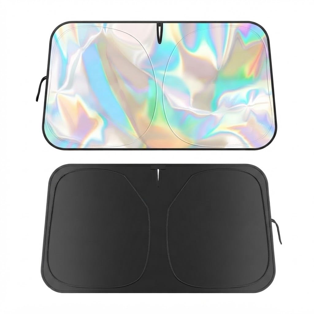 Front Window Sun Shade Foldable Reflective M373