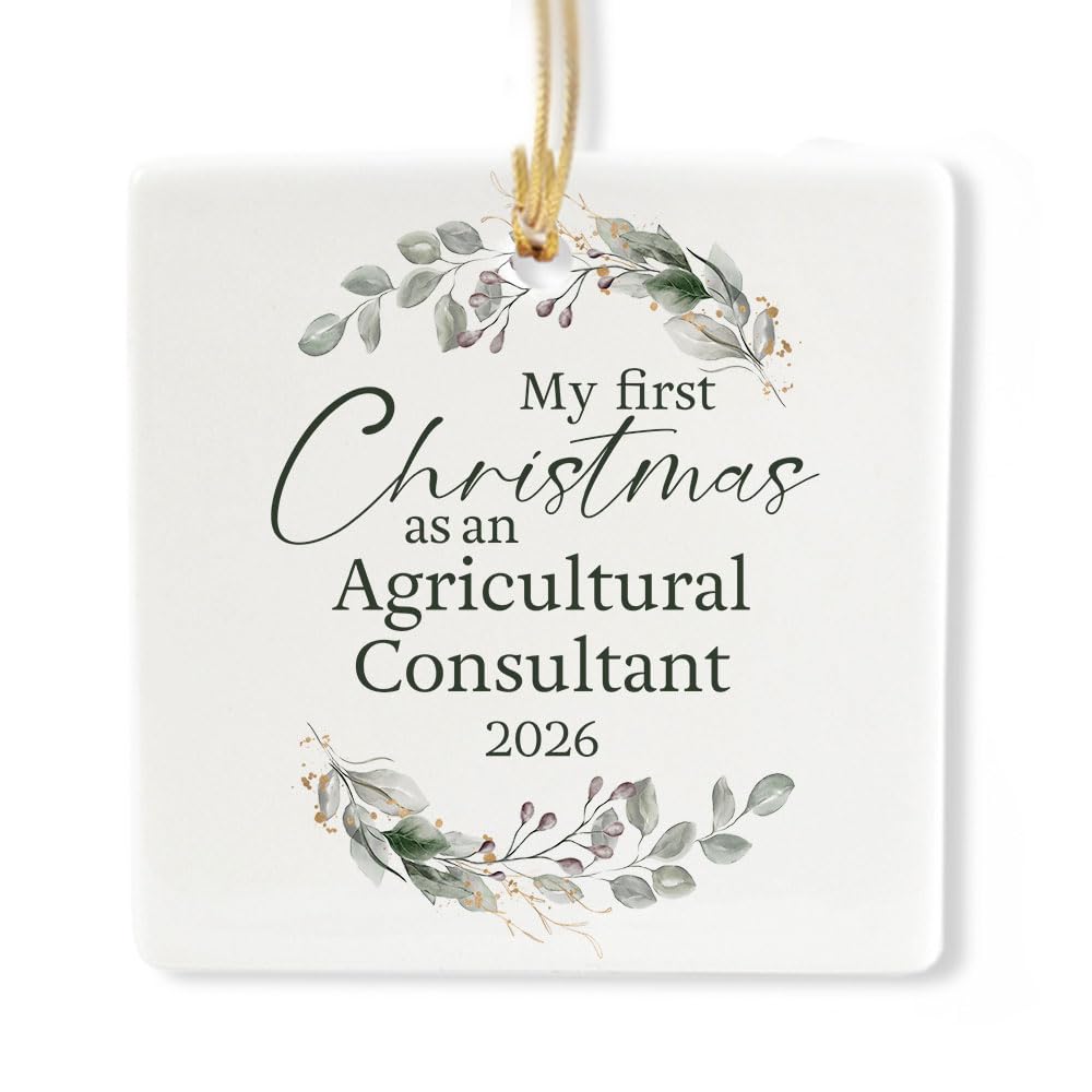 Ceramic 3-inch Square Ornament B57248