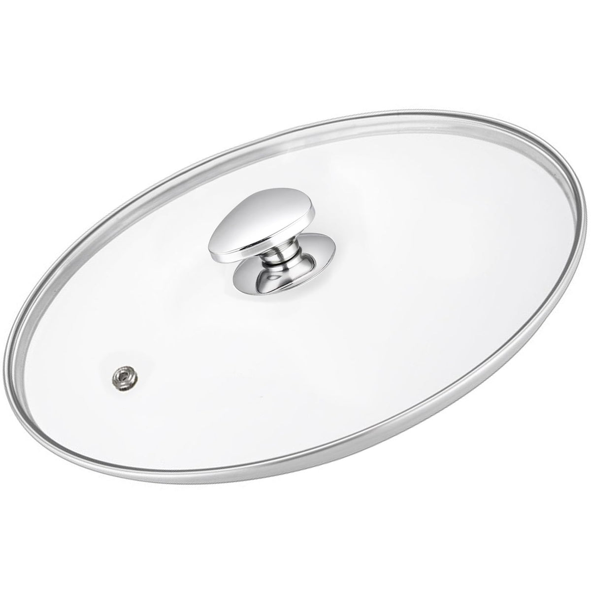 14 Inch Clear Tempered Glass Lid with Vent R795