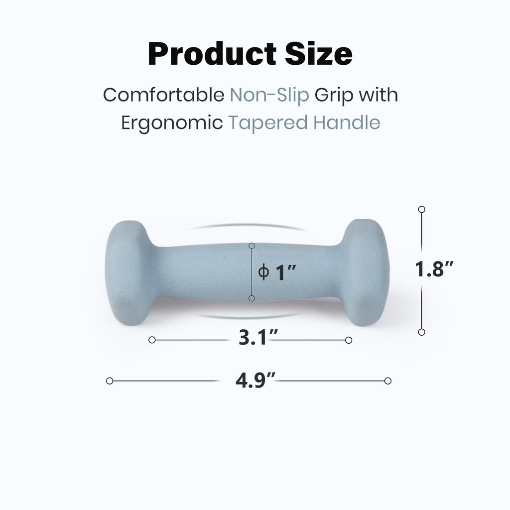 Set of 2 Neoprene Coated Hex Dumbbells I930