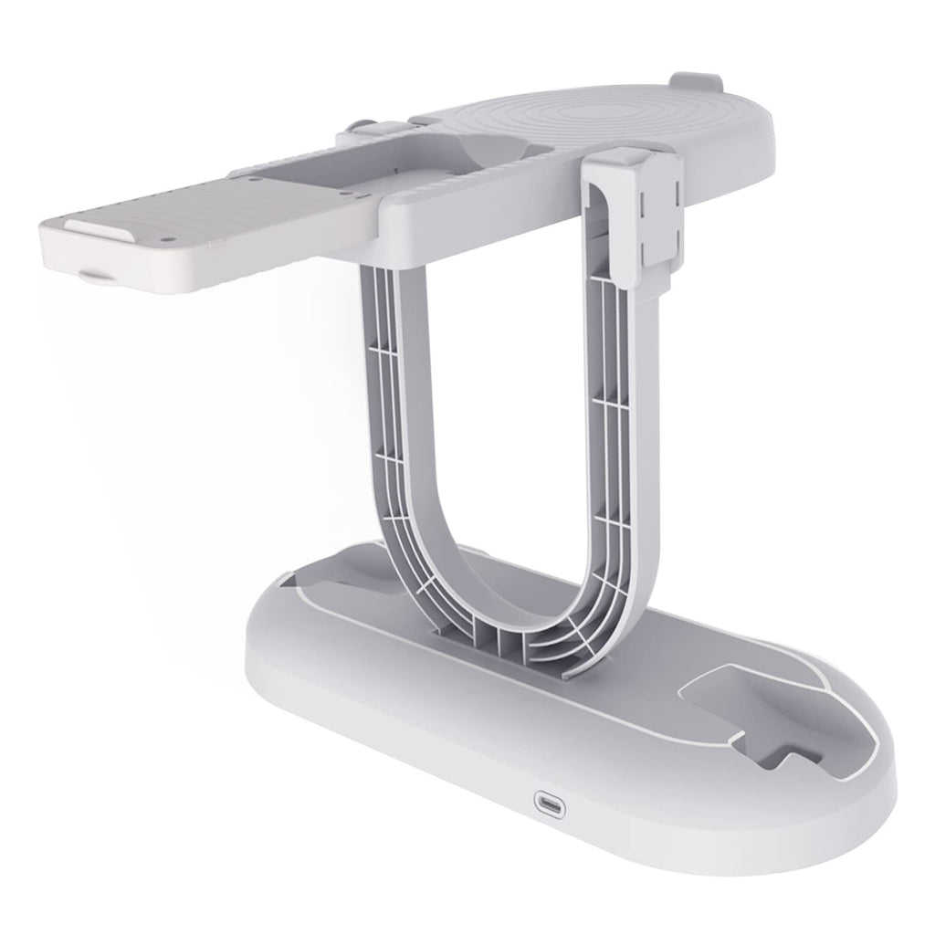 White Charging Station with Display Stand W673697