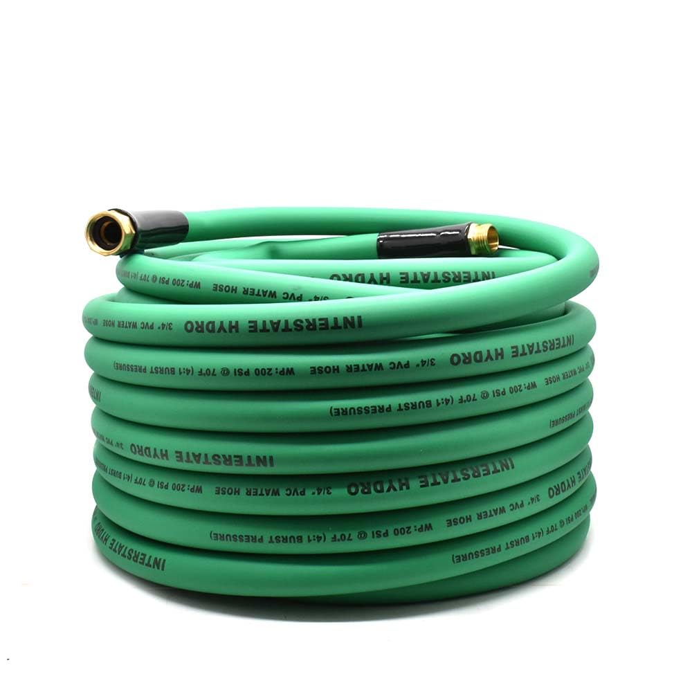 Green PVC Water Hose 3/4 Inch x 100 Feet Z34170