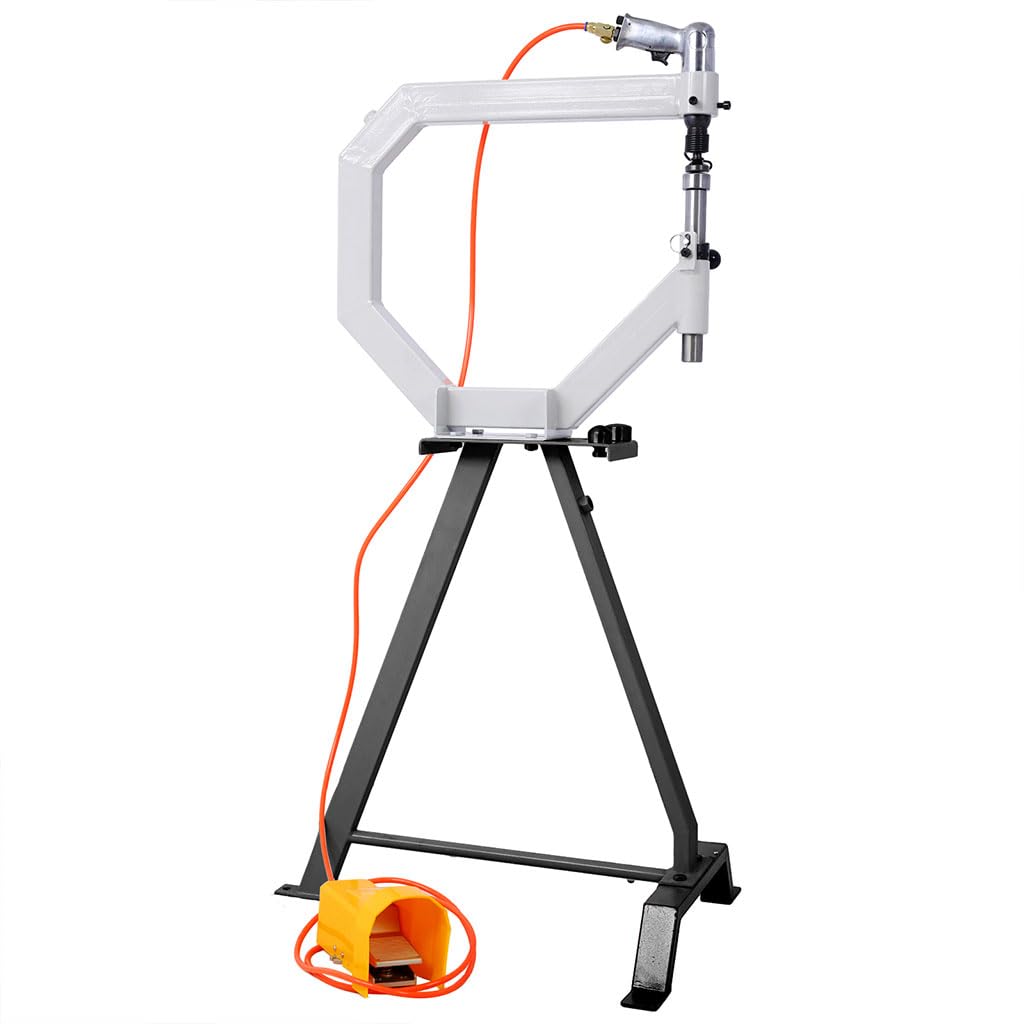 18 Gauge Pneumatic Planishing Hammer with Steel Stand and Foot Pedal O10992