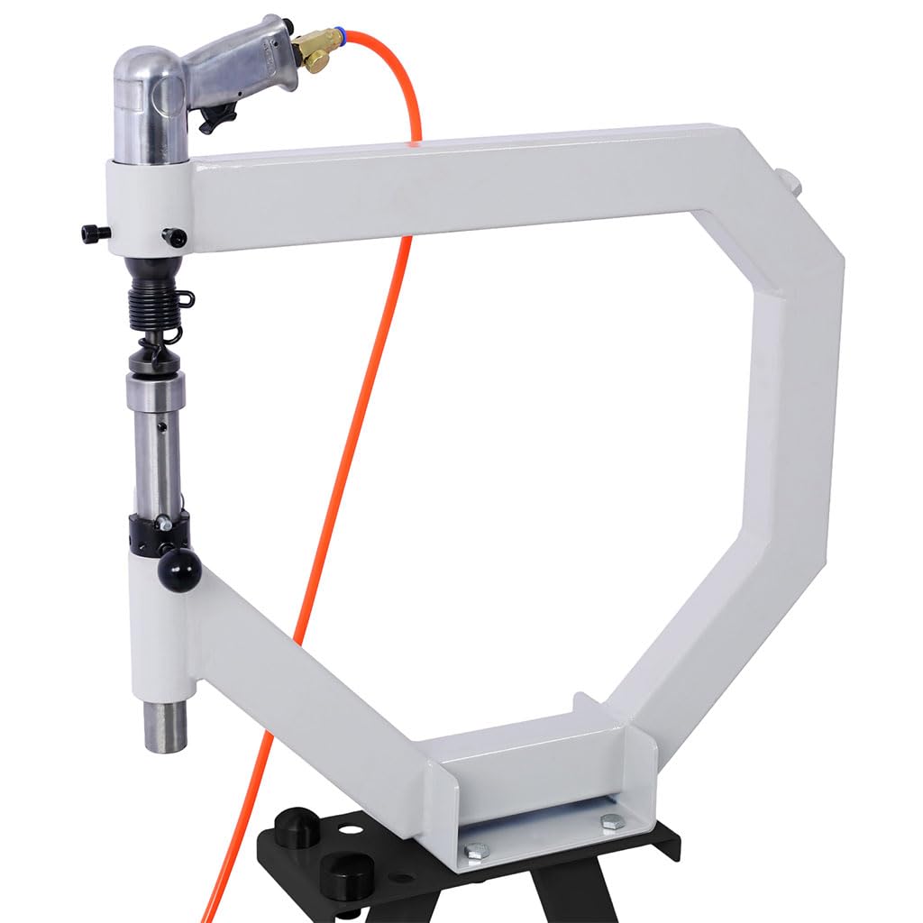 18 Gauge Pneumatic Planishing Hammer with Steel Stand and Foot Pedal O10992