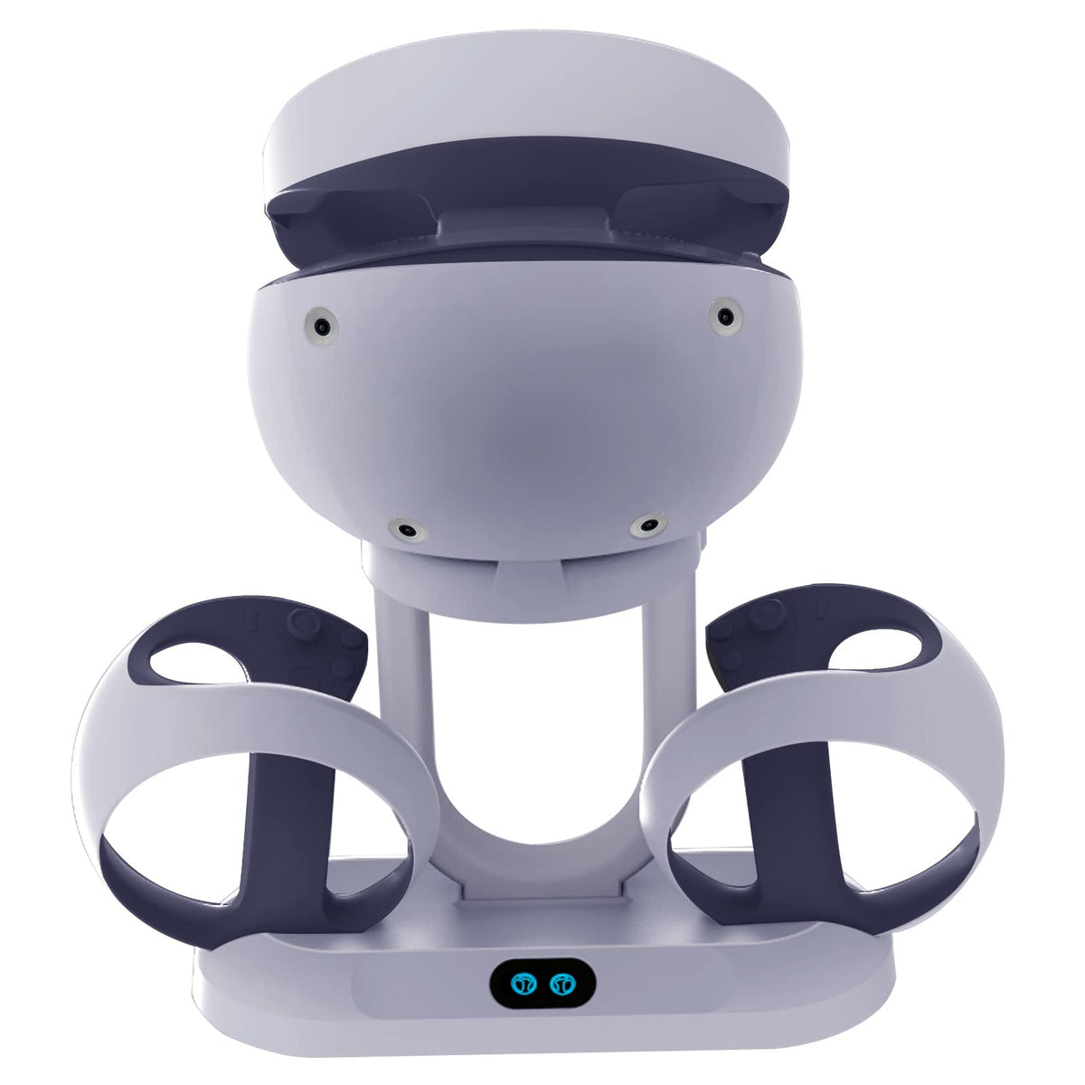 White Charging Station with Display Stand W673697