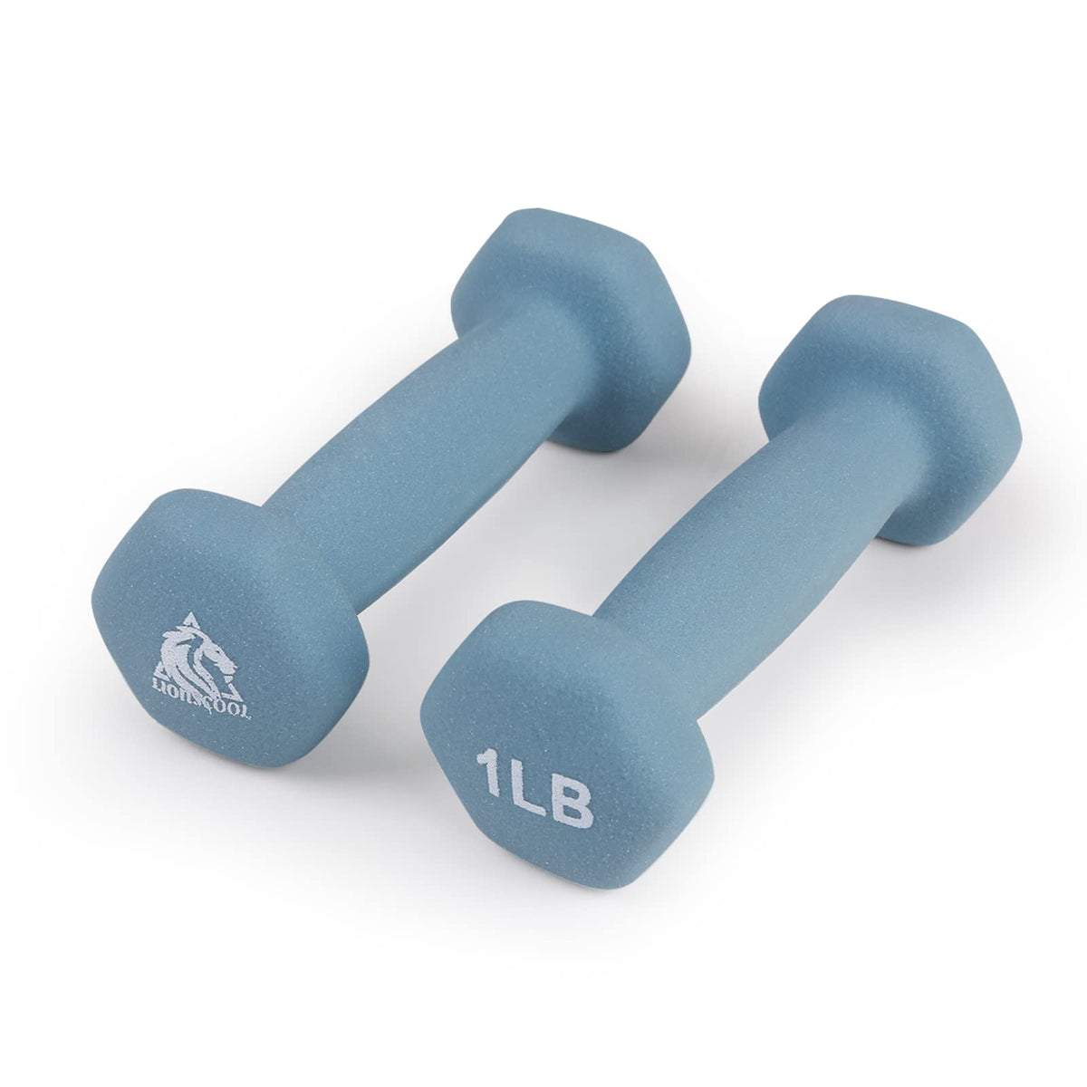 Set of 2 Neoprene Coated Hex Dumbbells I930