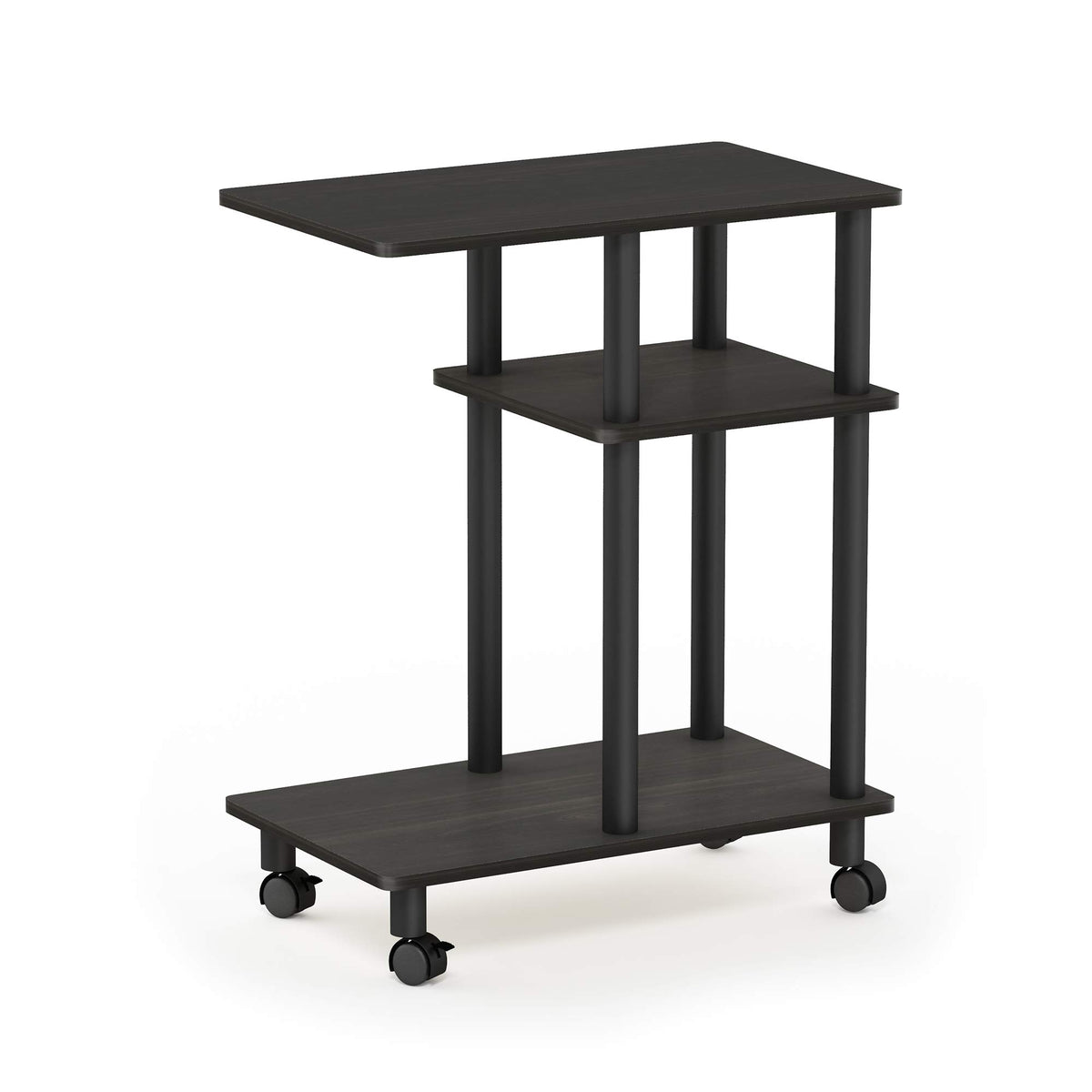 C Shaped Side Table with Casters K3208
