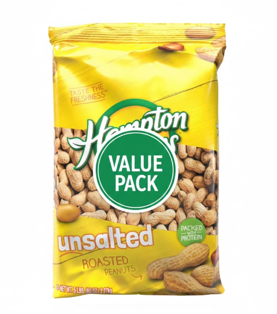Roasted Unsalted In-Shell Peanuts 5 lb Bag Z705695