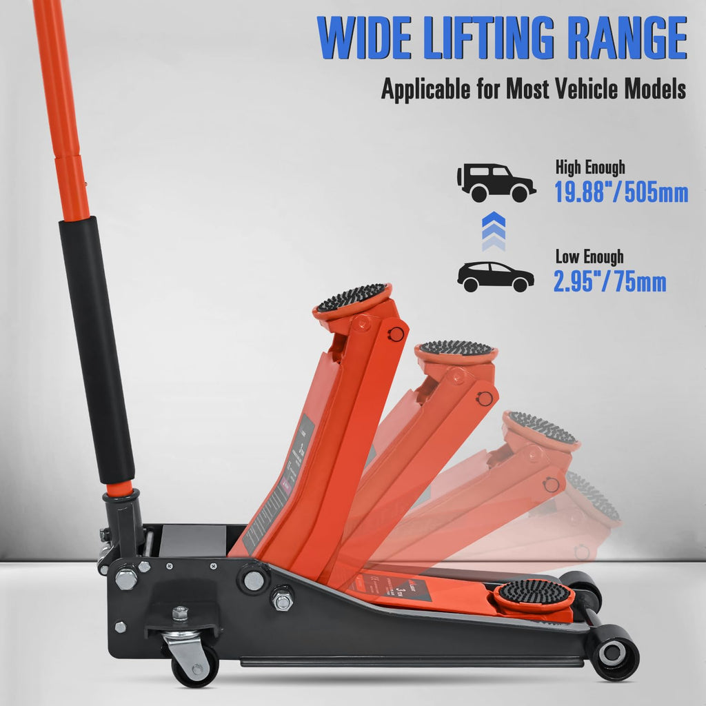 3 Ton Low Profile Hydraulic Floor Jack F567575