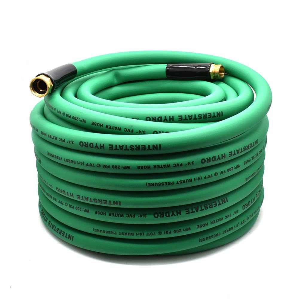 Green PVC Water Hose 3/4 Inch x 100 Feet Z34170