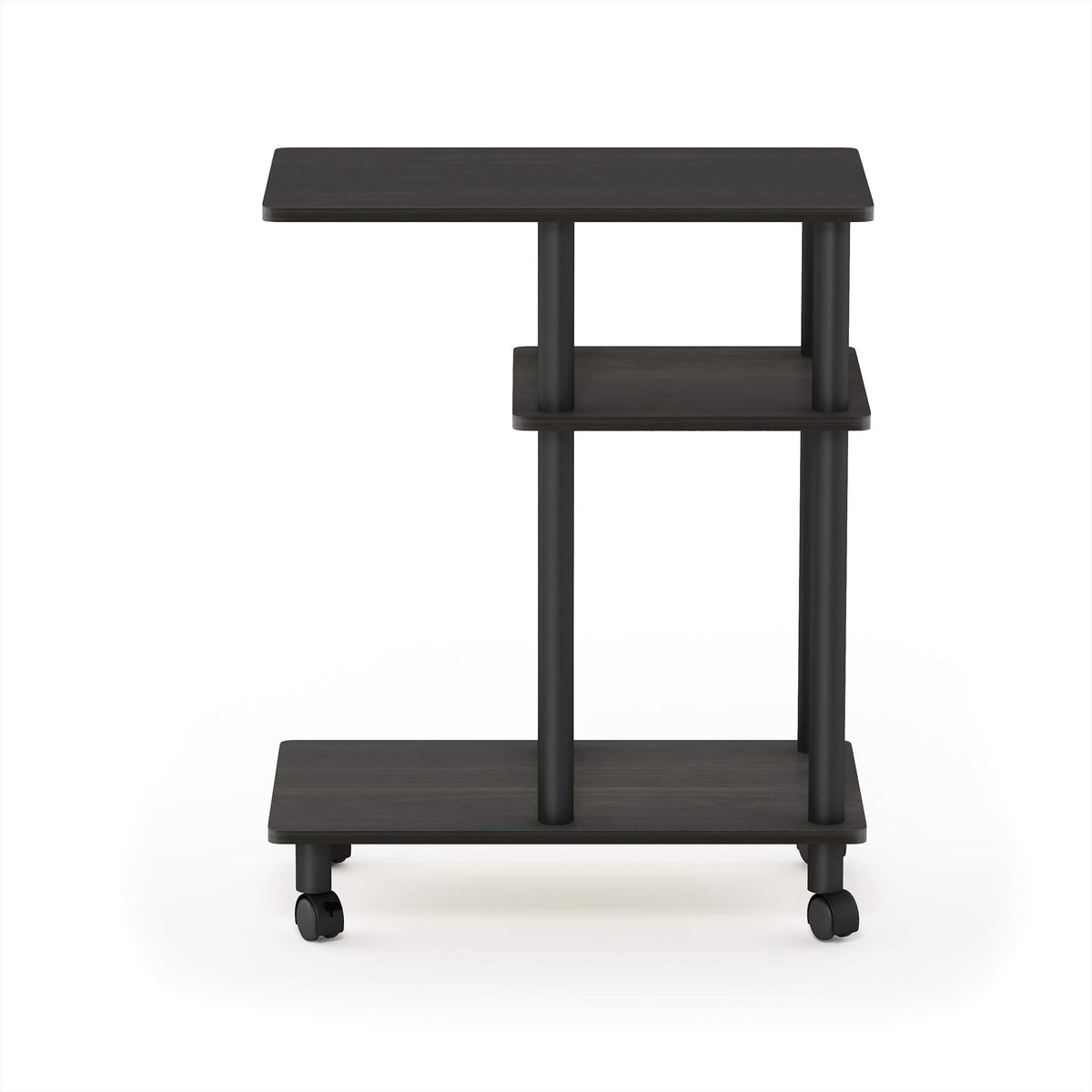 C Shaped Side Table with Casters K3208