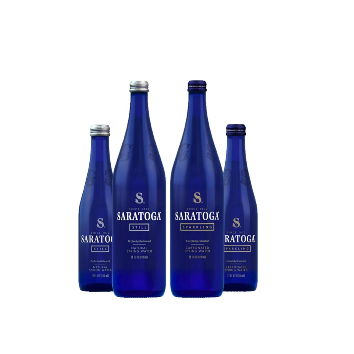 Sparkling Spring Water 12 oz Glass Bottles H805138