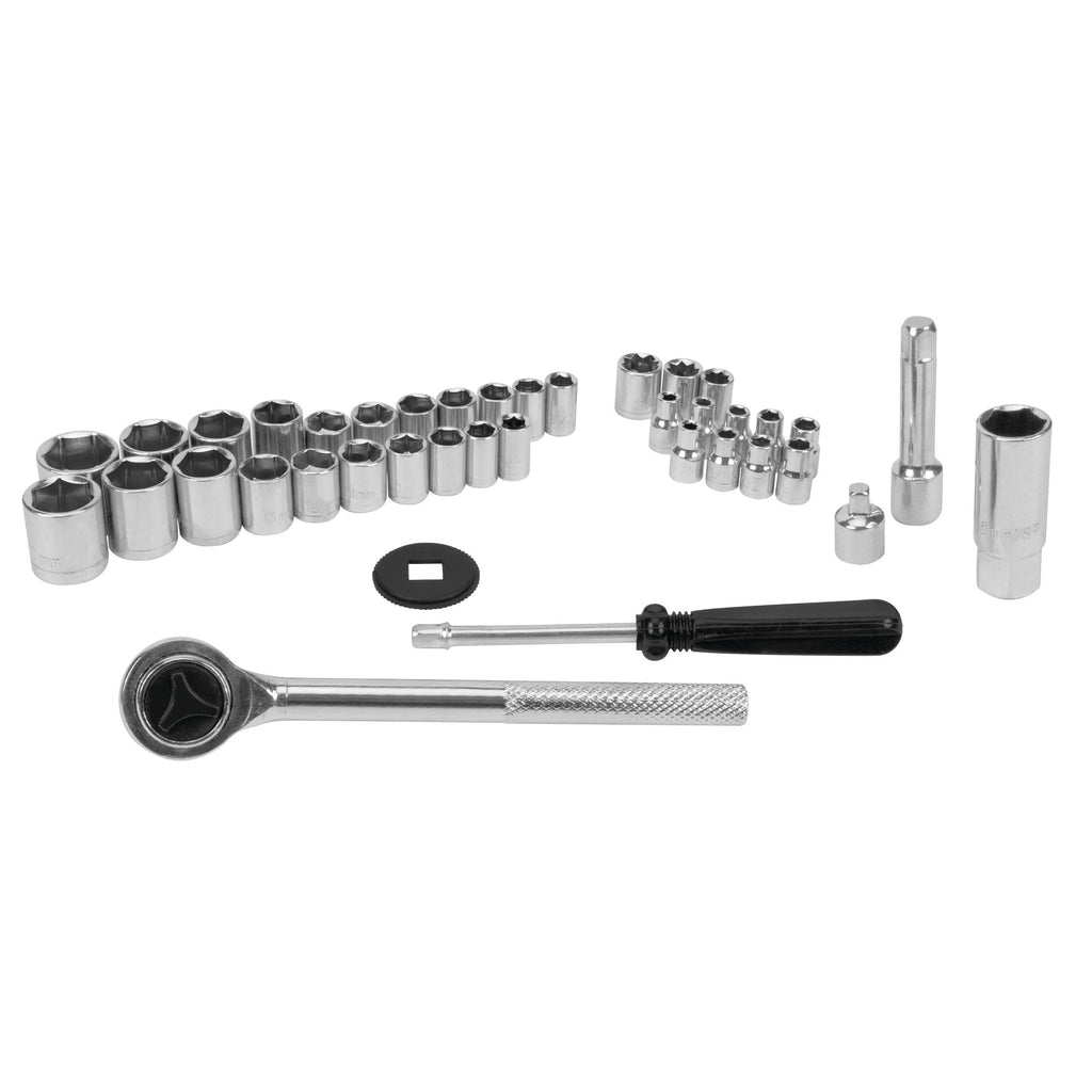 40-Piece SAE and Metric Socket Wrench Set W2083