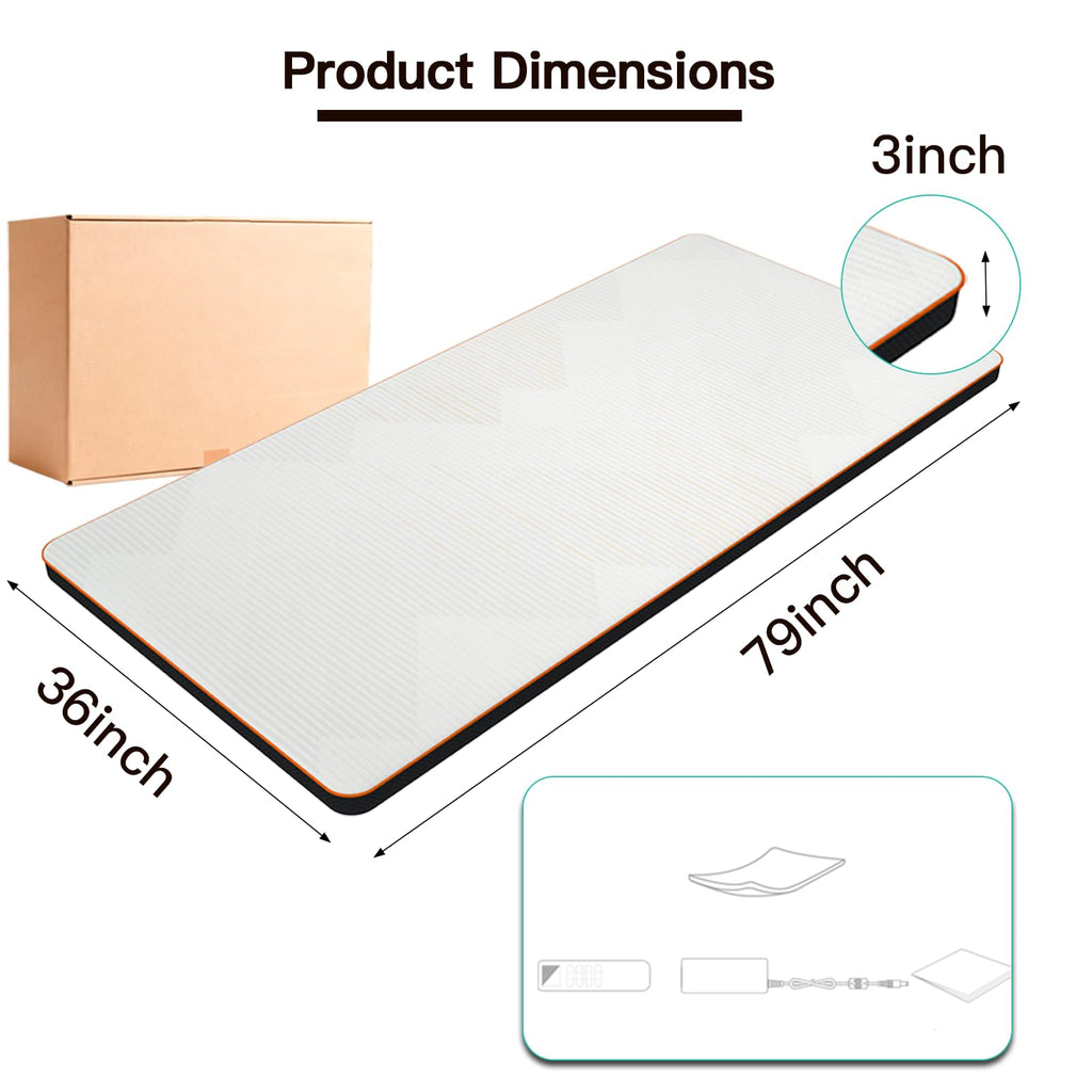 Twin XL Heating Massage Mat G575