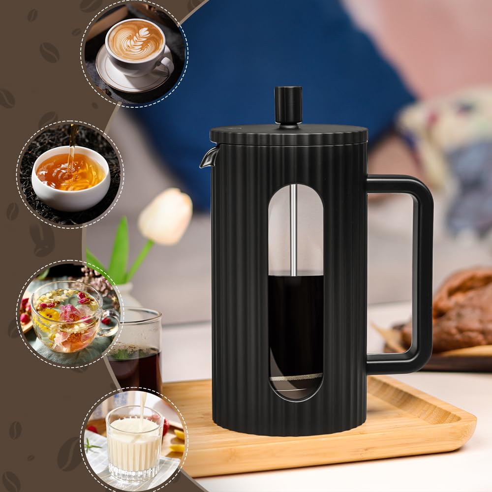 12 oz Heat Resistant Borosilicate Glass French Press K293