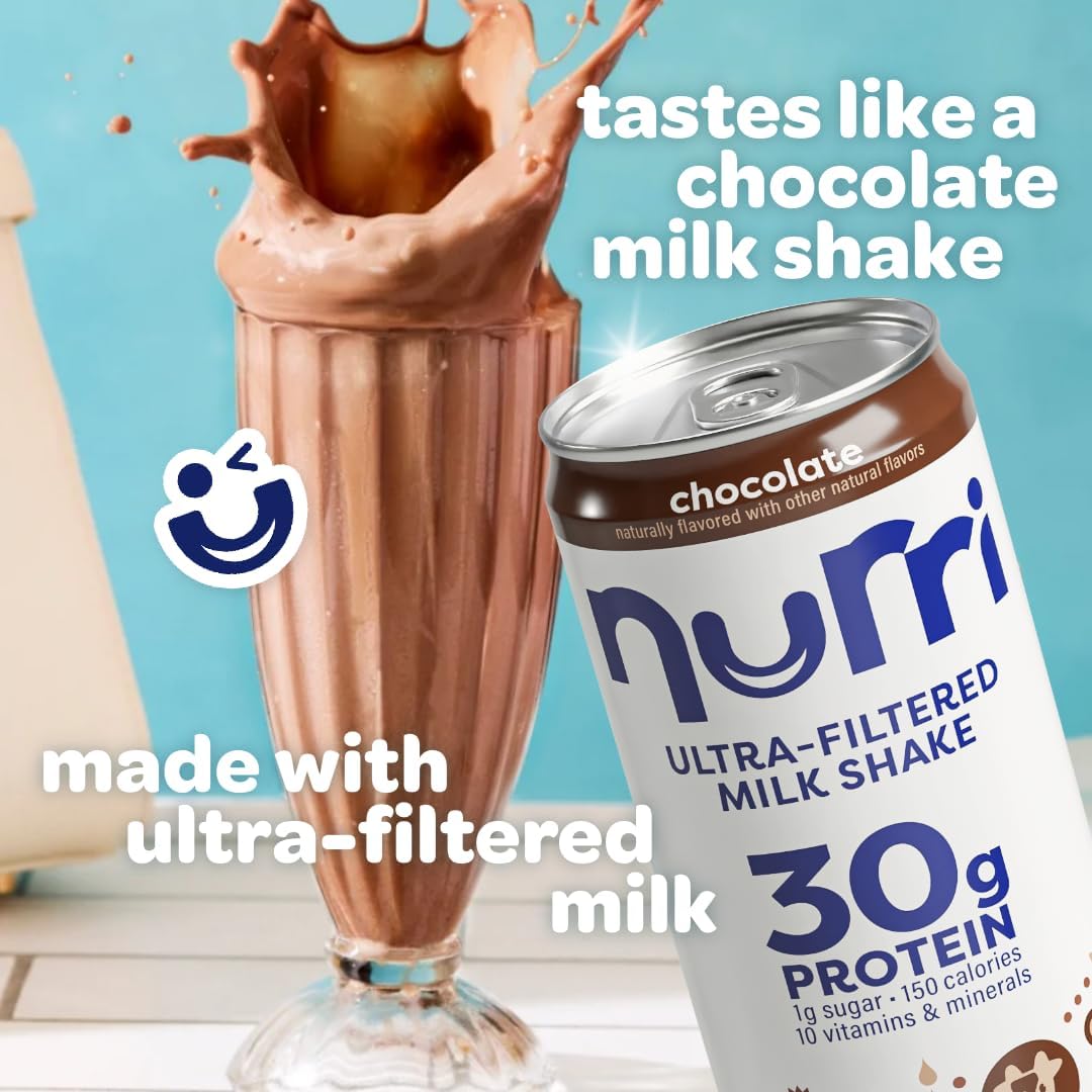 Milk Chocolate Protein Shake, 30g Protein, Lactose Free, 12 Pack C2871