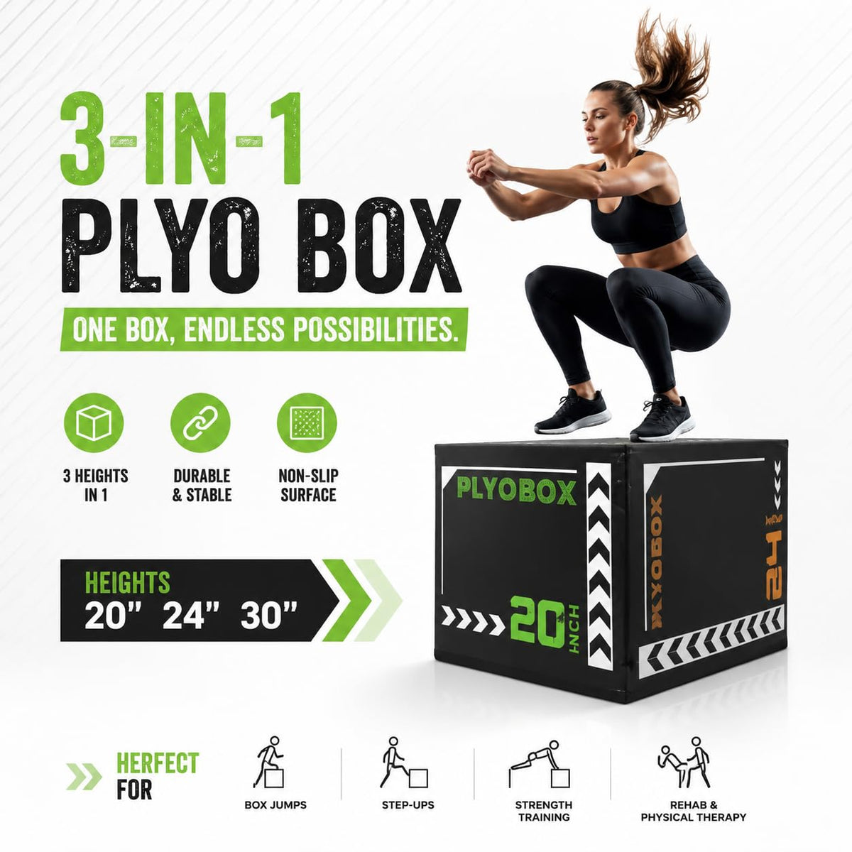 3 in 1 Foam Plyo Box Z8274