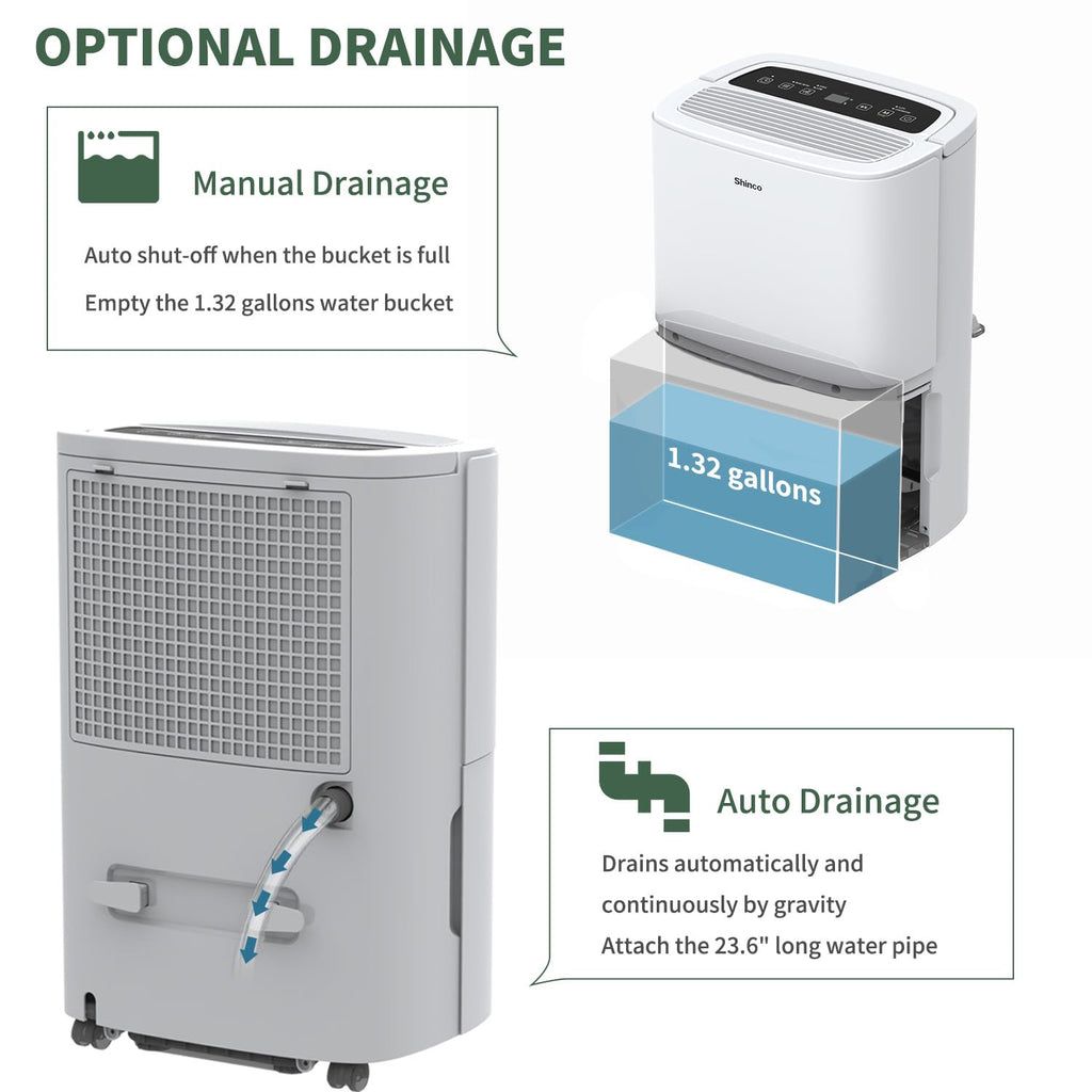 6,000 Sq.Ft Energy Star Dehumidifier with WIFI W987464