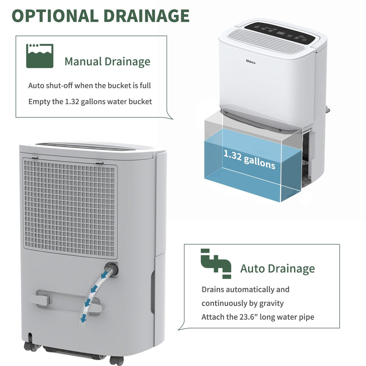 6,000 Sq.Ft Energy Star Dehumidifier with WIFI W987464