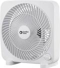9 inch White 3 Speed Box Fan G112244