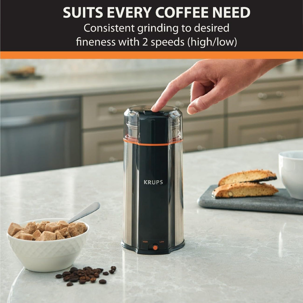 Silver 12 Cups Plastic and Stainless Steel Coffee Grinder Z6227