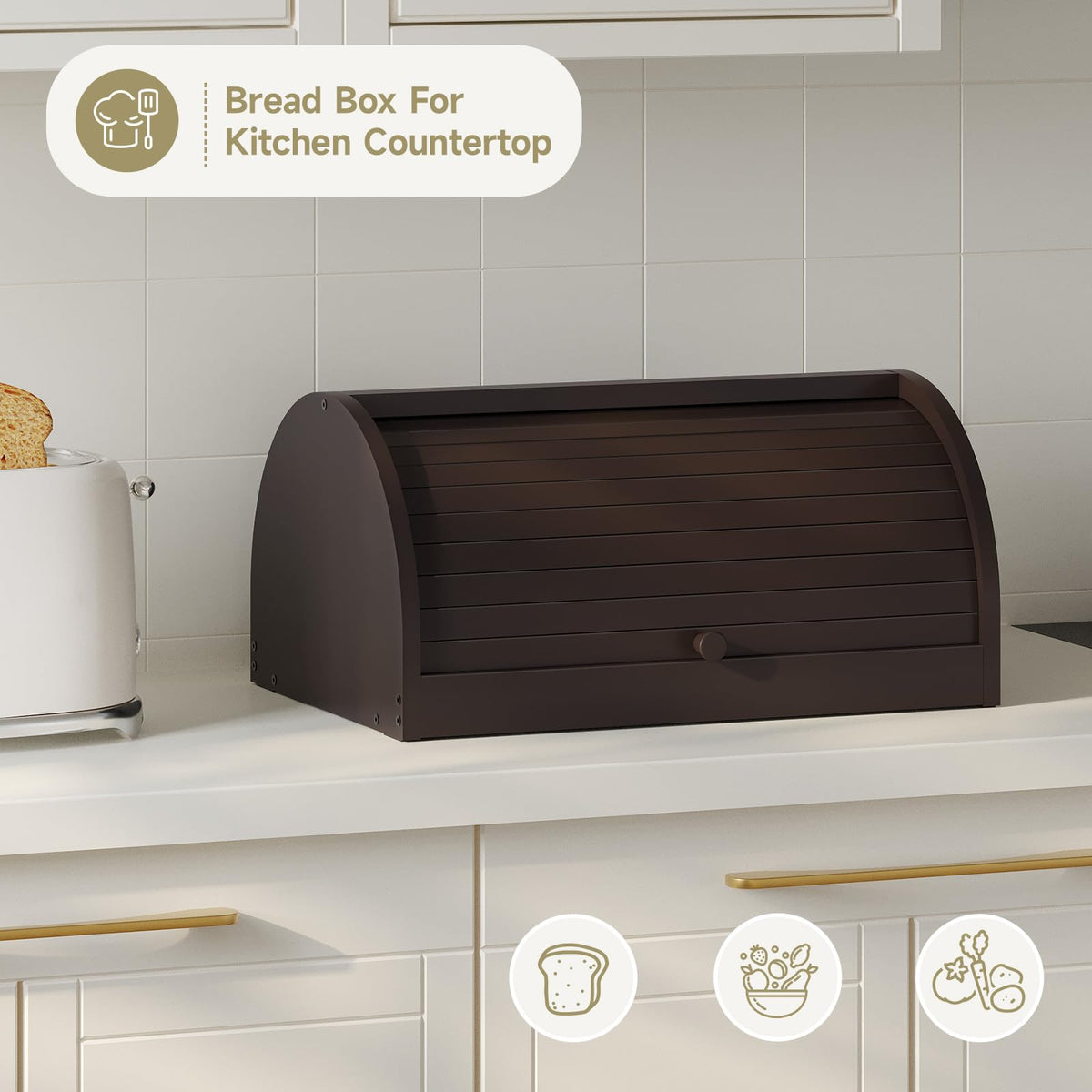 Roll-Top Bread Box W951012