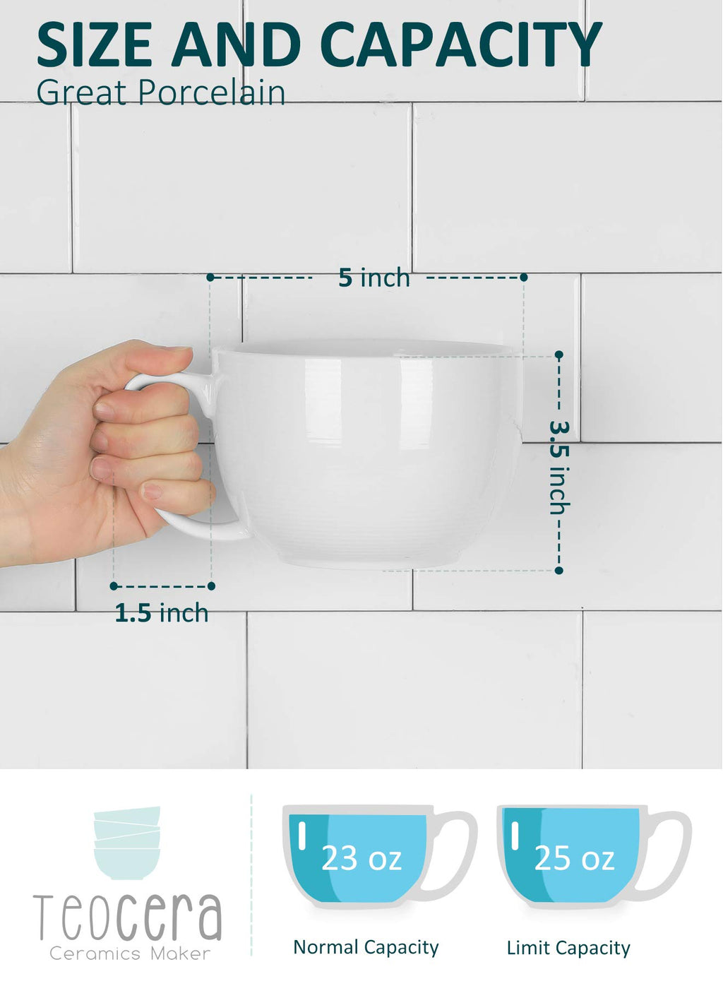White Pasta Bowls Set of 4 and Jumbo Mugs Set of 4 R890035