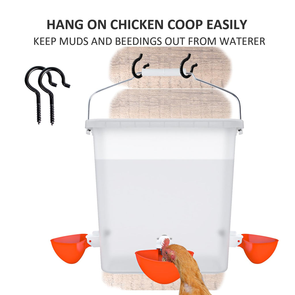 Automatic Chicken Feeder & Waterer Set K764342