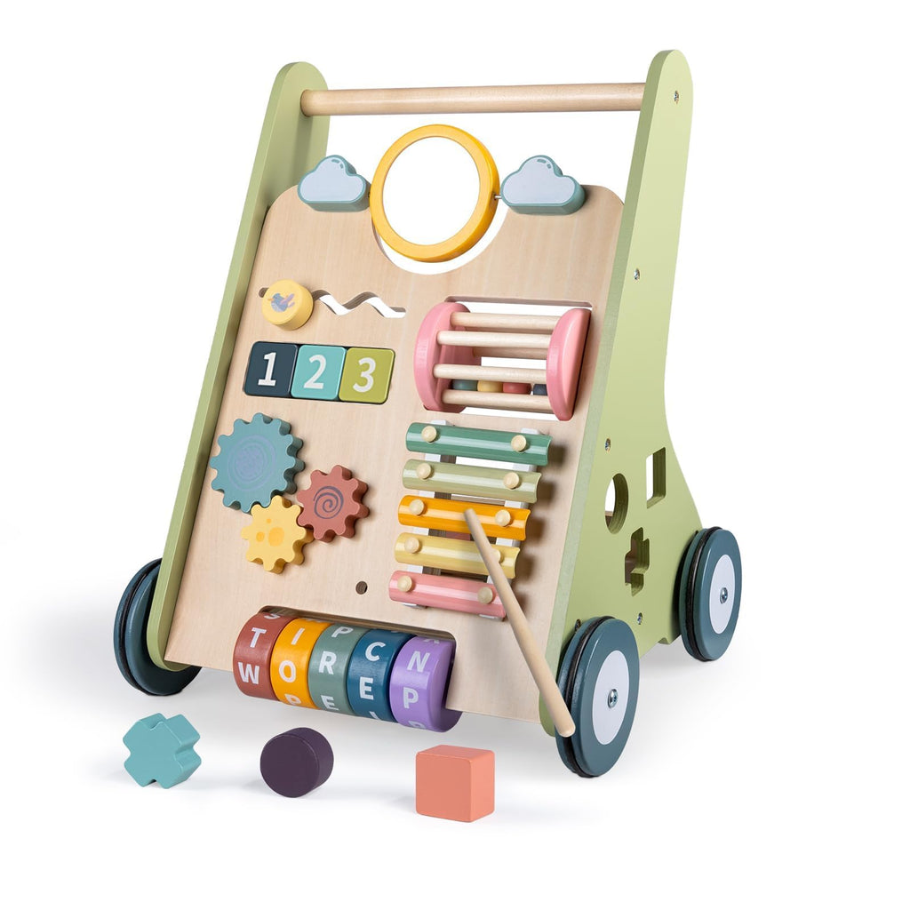 Wooden Baby Walker with Wheels P7779