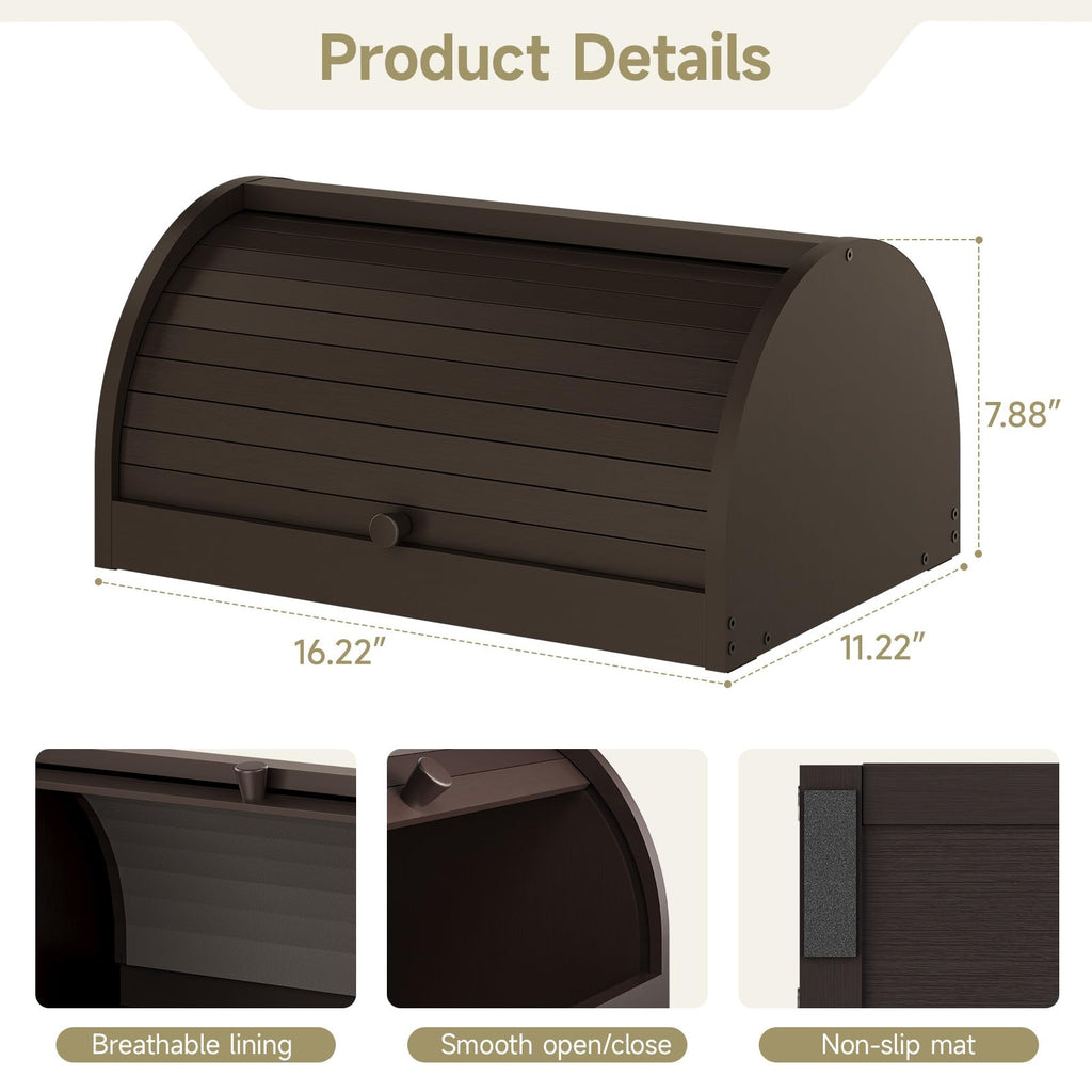 Roll-Top Bread Box W951012