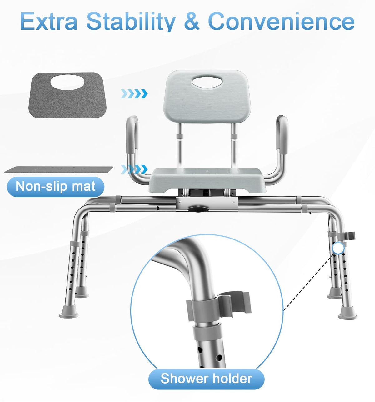 Sliding Shower Chair G21866