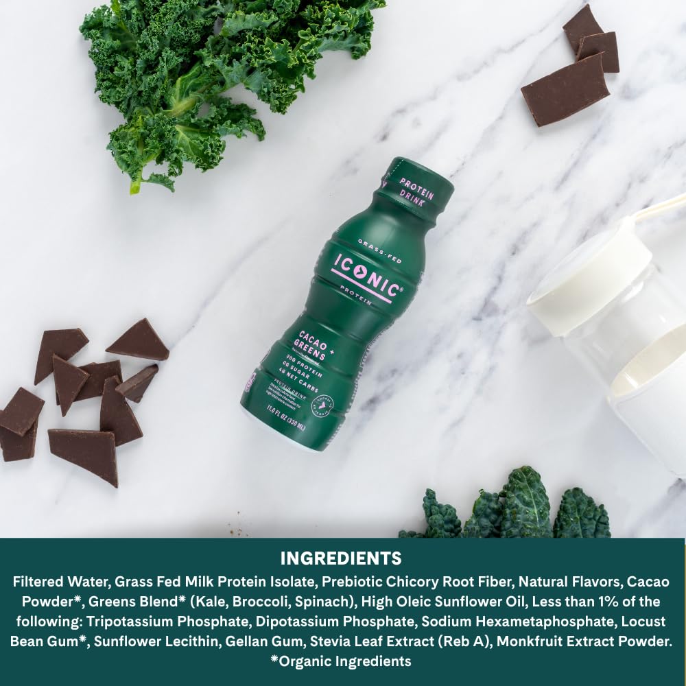 Cacao + Greens Protein Shake 12 Pack I807587