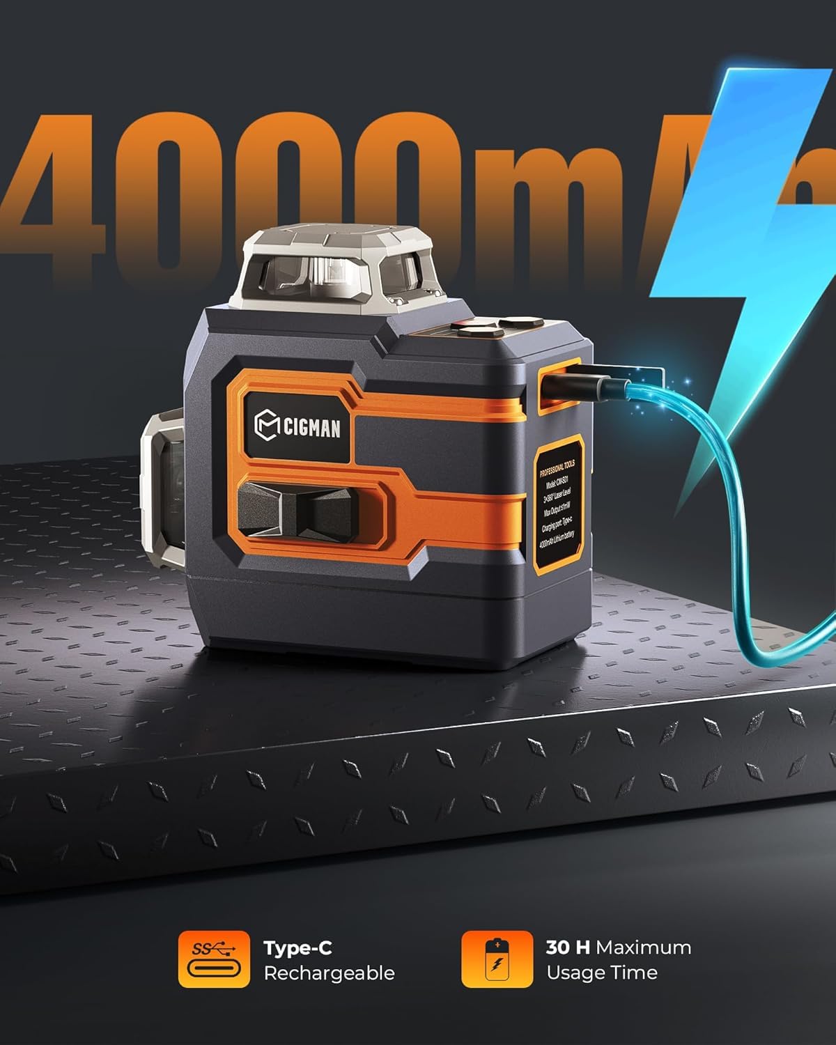Green 3x360° Self Leveling Laser Level H573