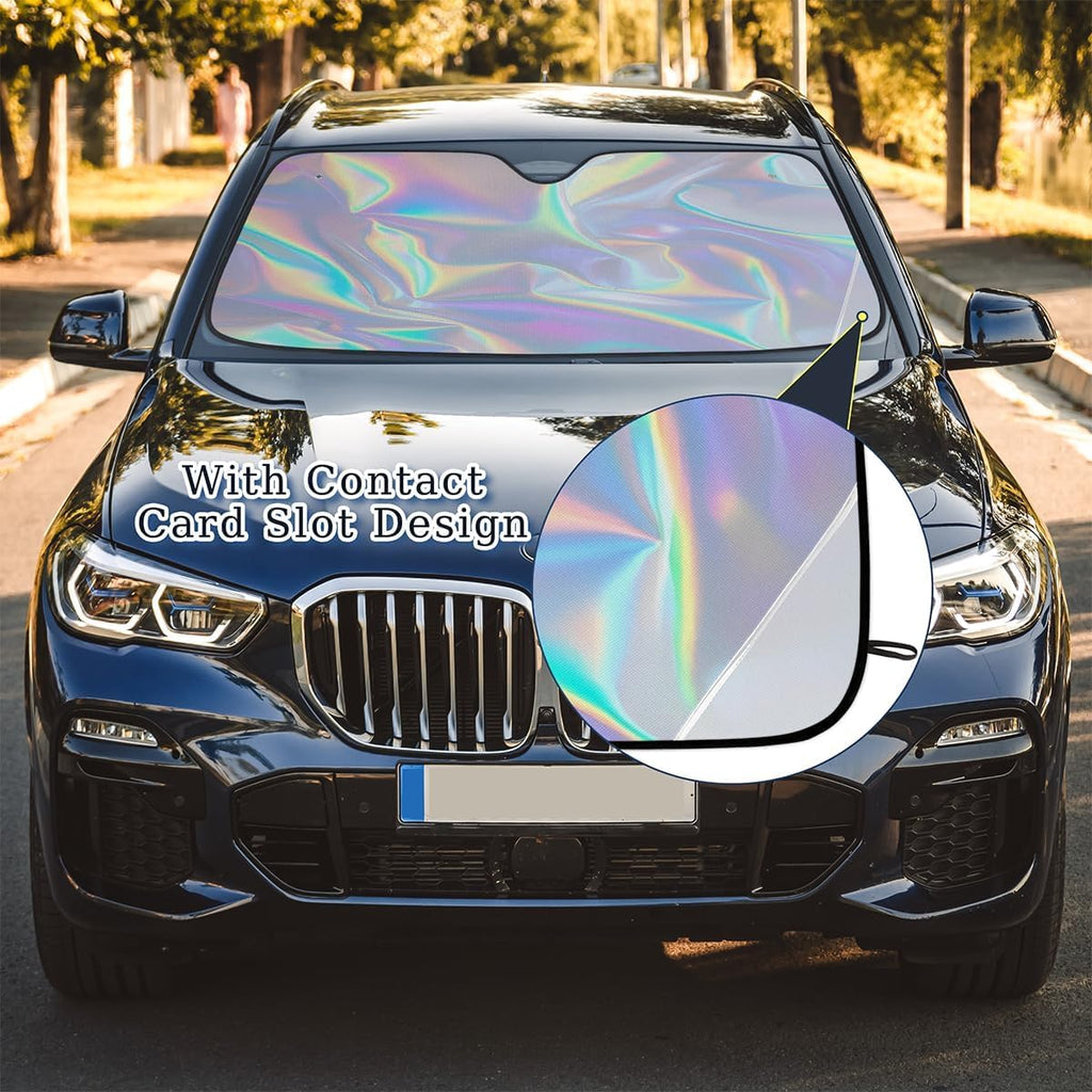 Front Window Sun Shade Foldable Reflective M373