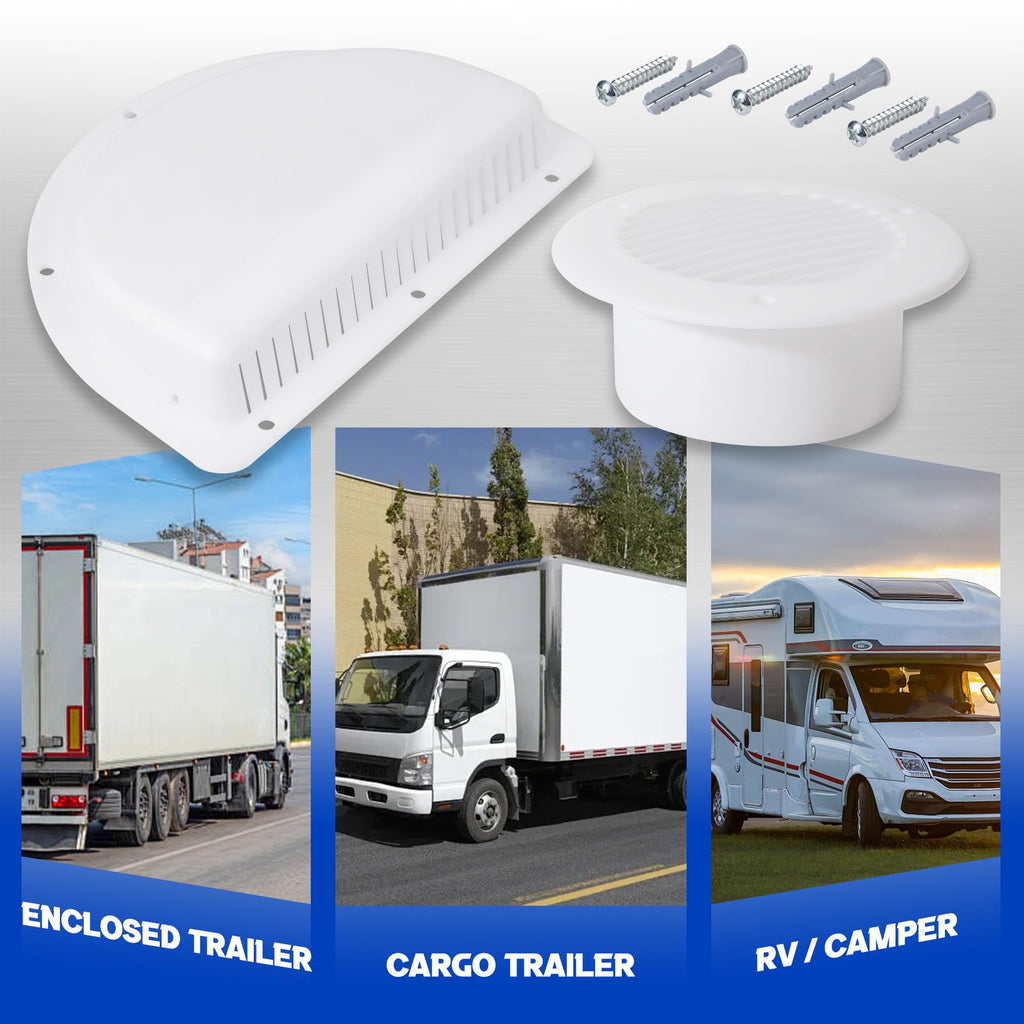 RV Vent Covers with Mounting Hardware L3934