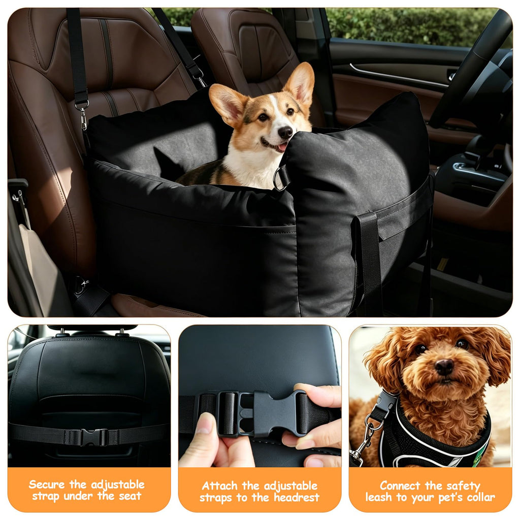 Dog Car Seat for Small Dogs Under 25 lbs V13400