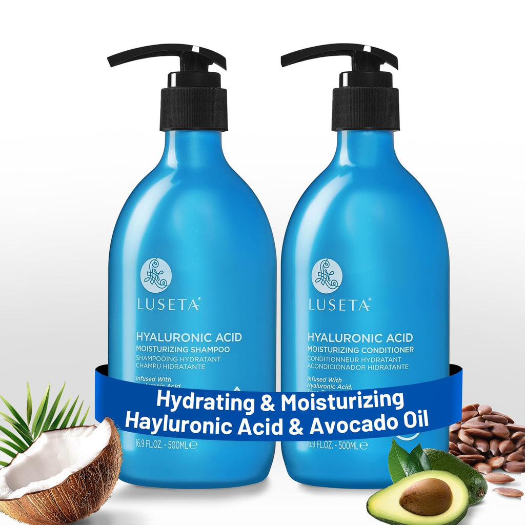 Hydrating Shampoo and Conditioner Set with Shea Butter & Avocado Oil R650769