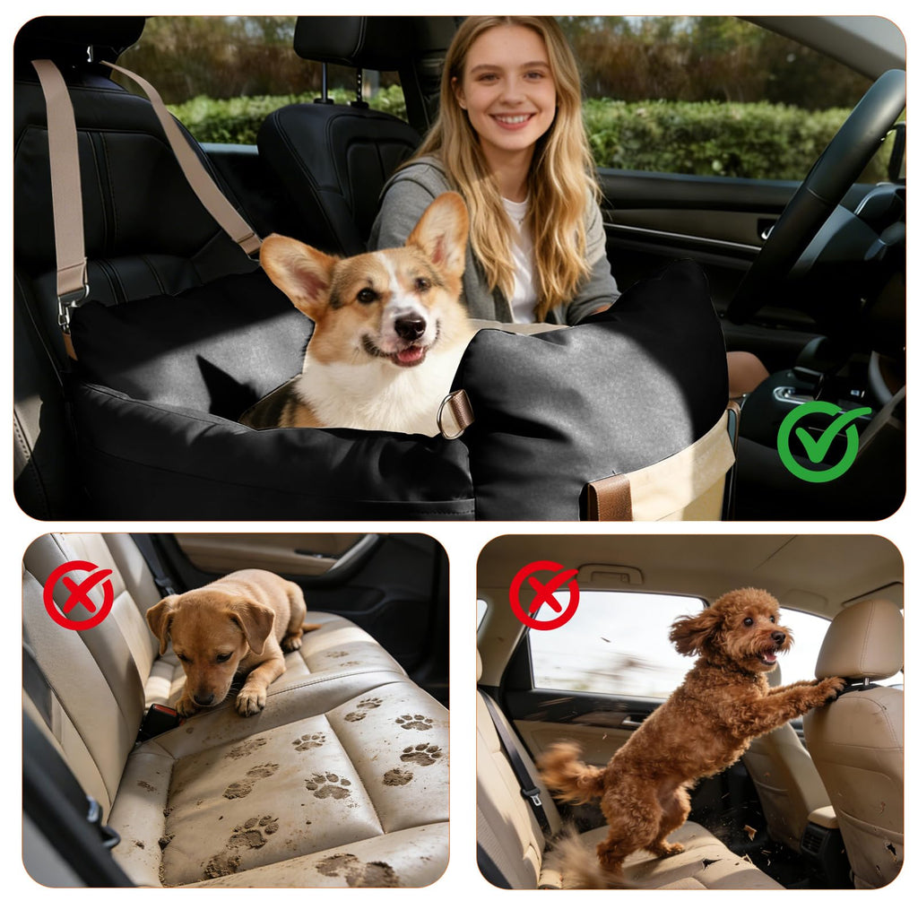 Dog Car Seat for Small Dogs Under 25 lbs V13400