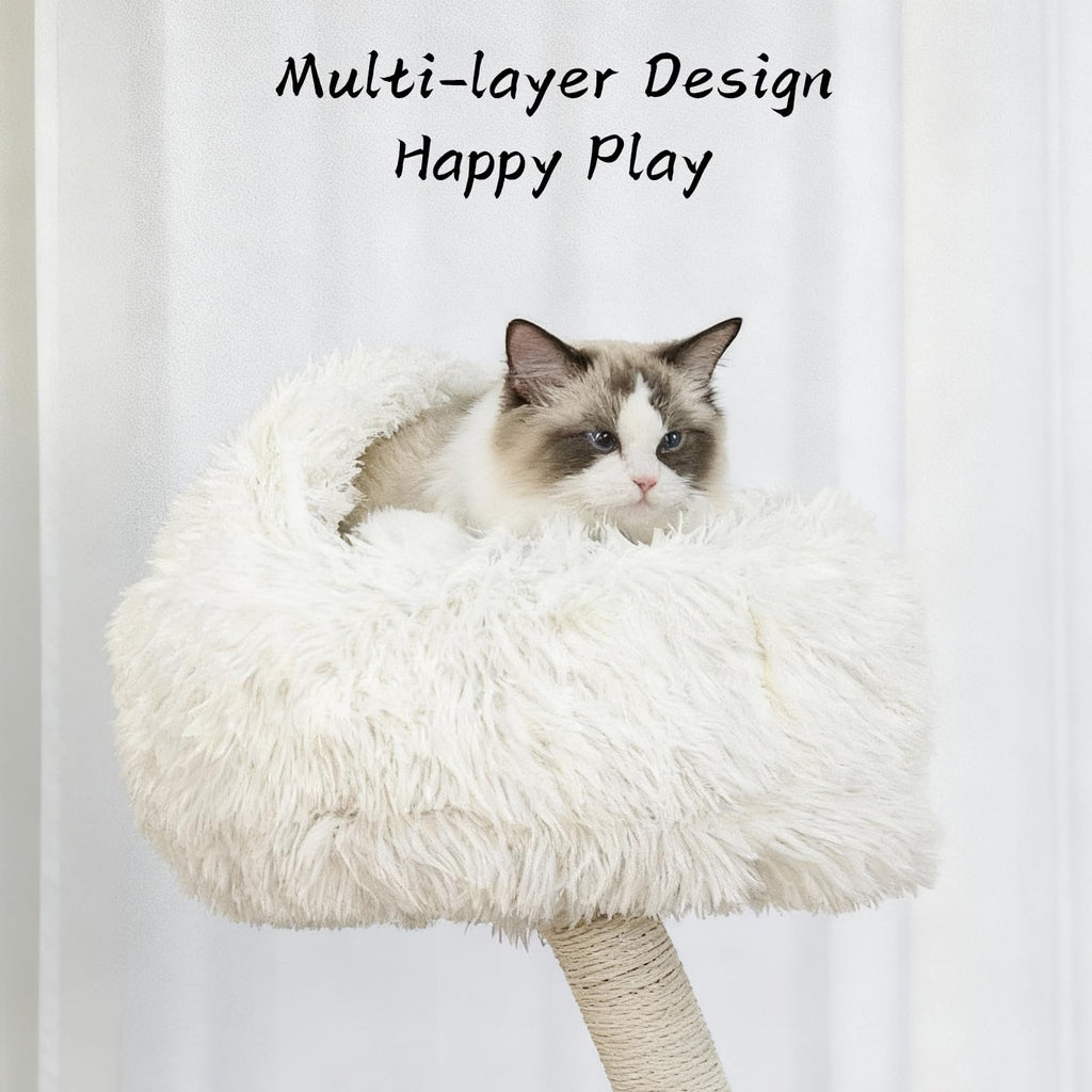 Solid Wooden Cat Tree Q5670