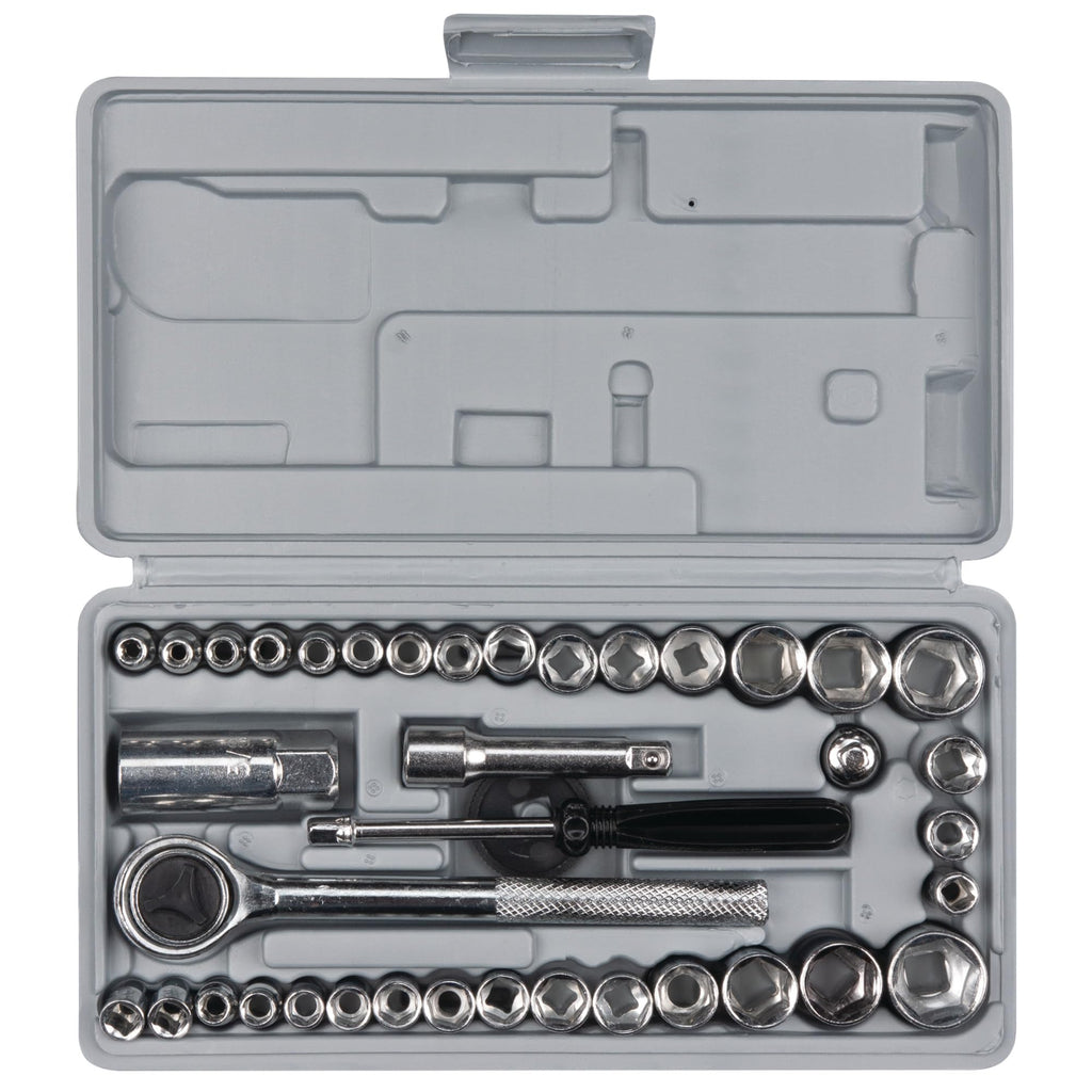 40-Piece SAE and Metric Socket Wrench Set W2083