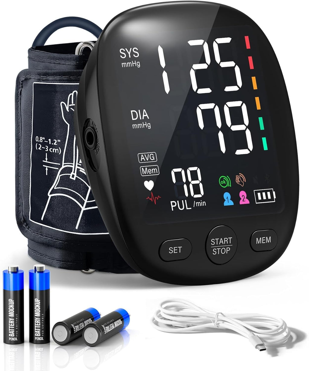 Upper Arm Blood Pressure Monitor with Dual User 240 Memory Sets I203
