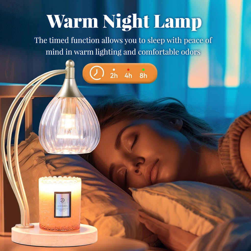 Dimmable Candle Warmer Lamp with Timer C8221