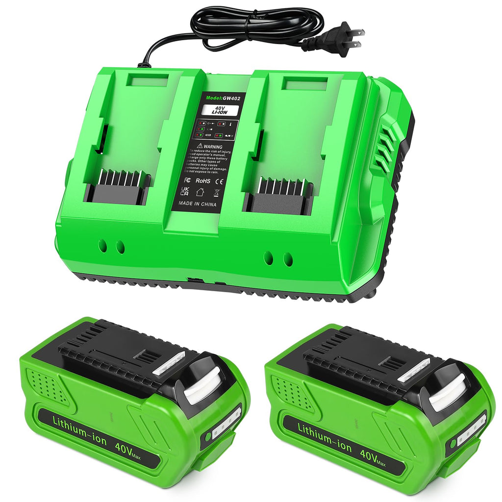 40V 4.0Ah Battery and Charger X6412