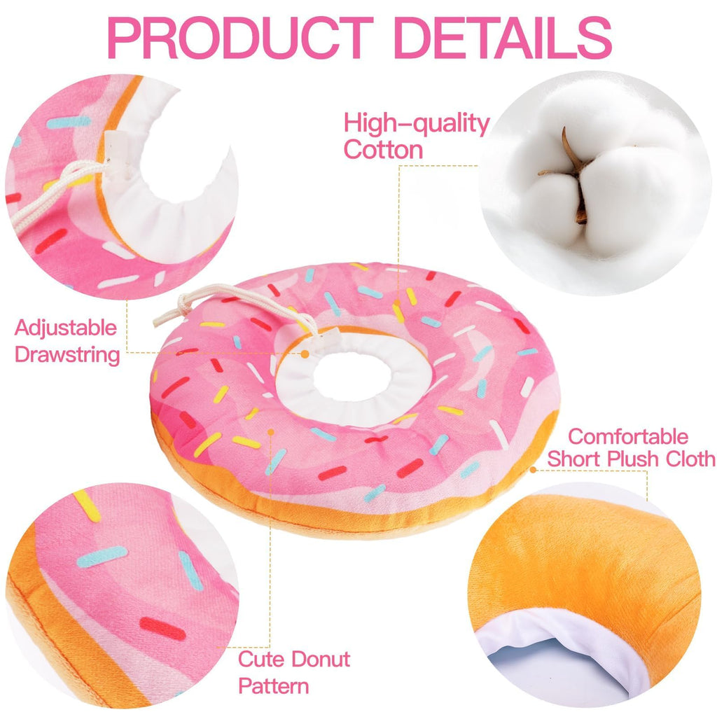 Soft Adjustable Cat Recovery Cone Collar Pink Small C32072