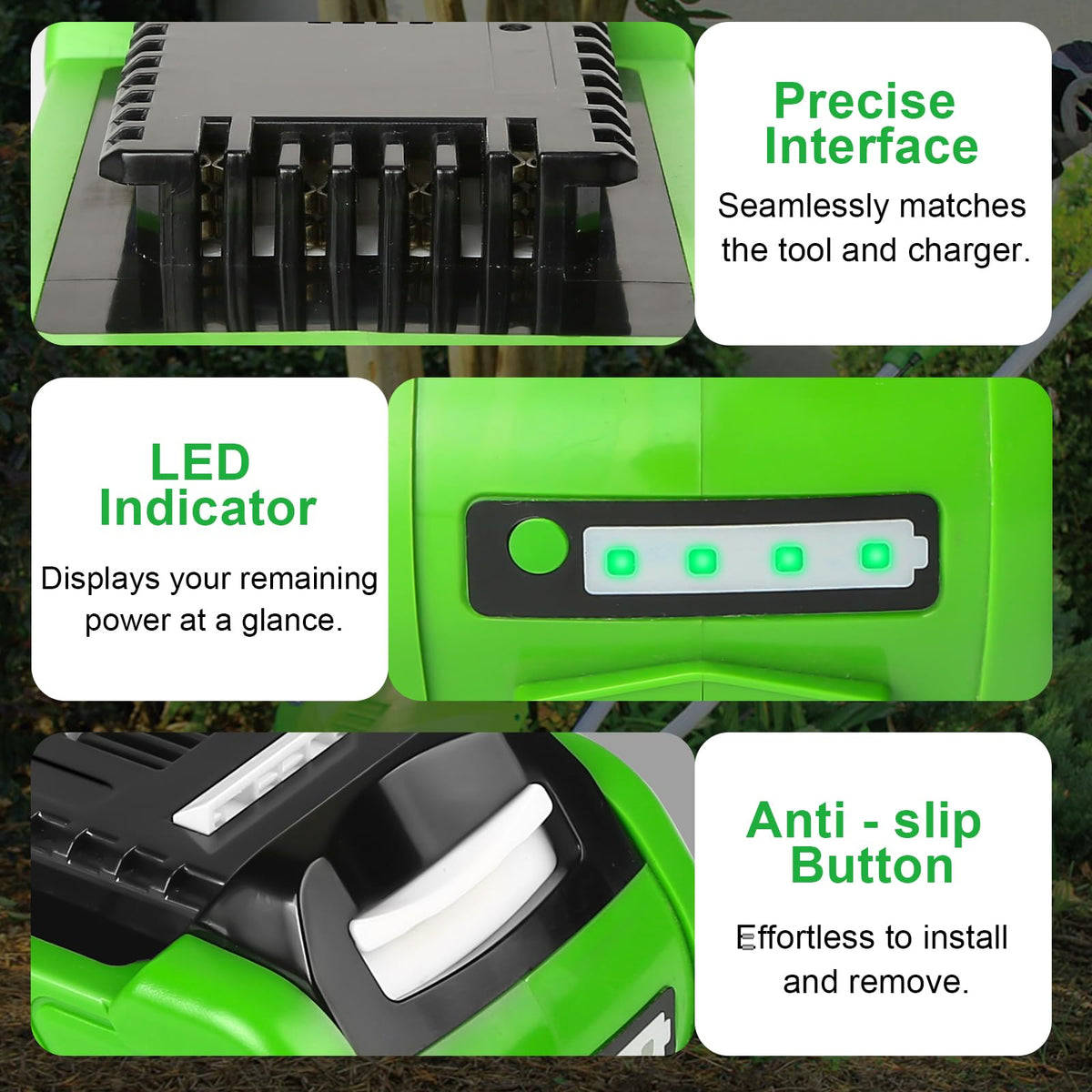 40V 4.0Ah Battery and Charger X6412