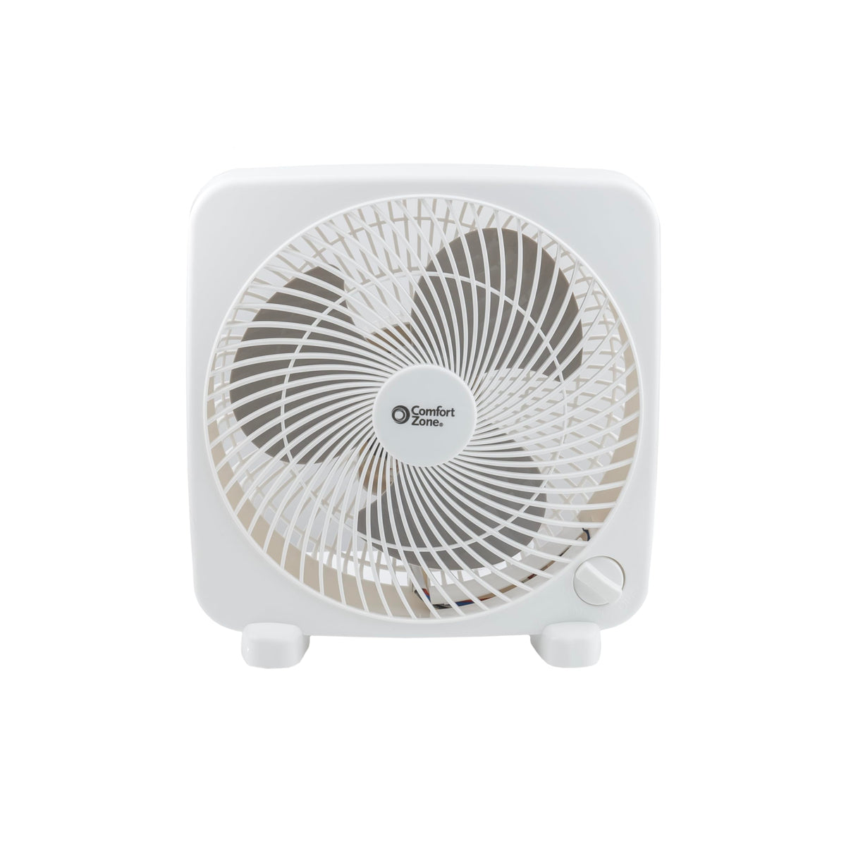 9 inch White 3 Speed Box Fan G112244