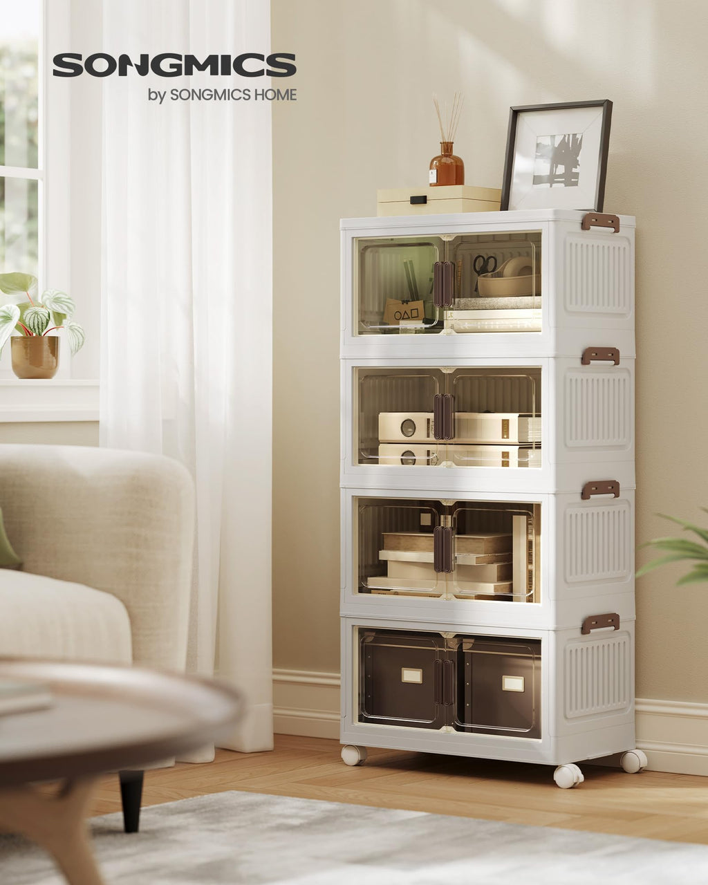 48QT Stackable Storage Bins with Lid B265316