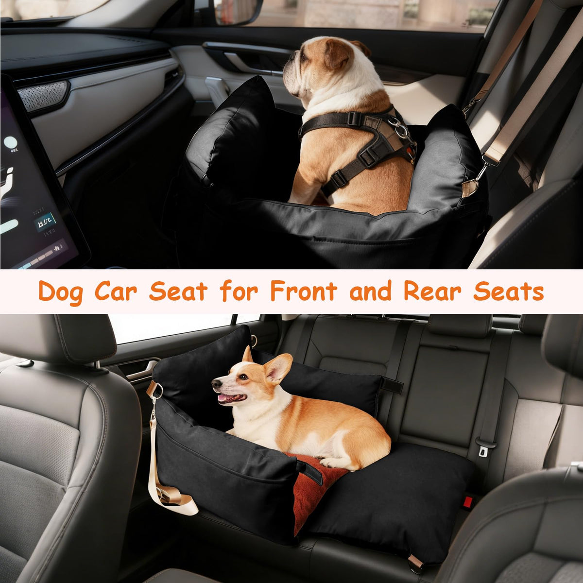 Dog Car Seat for Small Dogs Under 25 lbs V13400